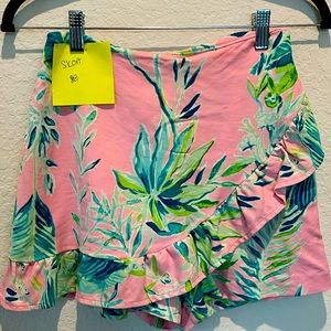 Lilly Pulitzer pink and green skirt